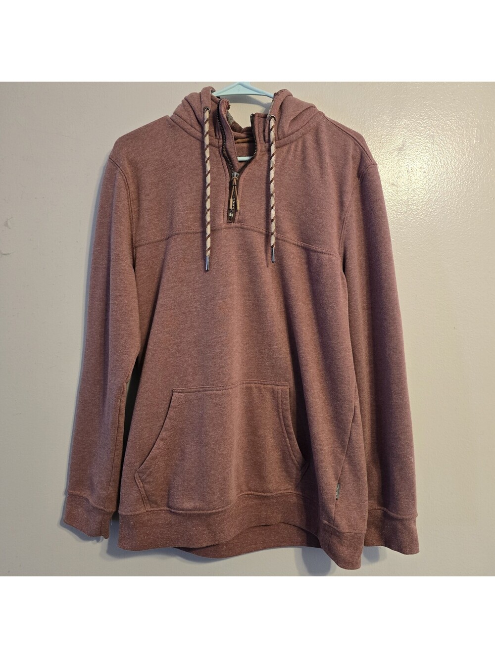 Departwest Buckle Quarter Zip Hooded Sweatshirt Sz Youth Large